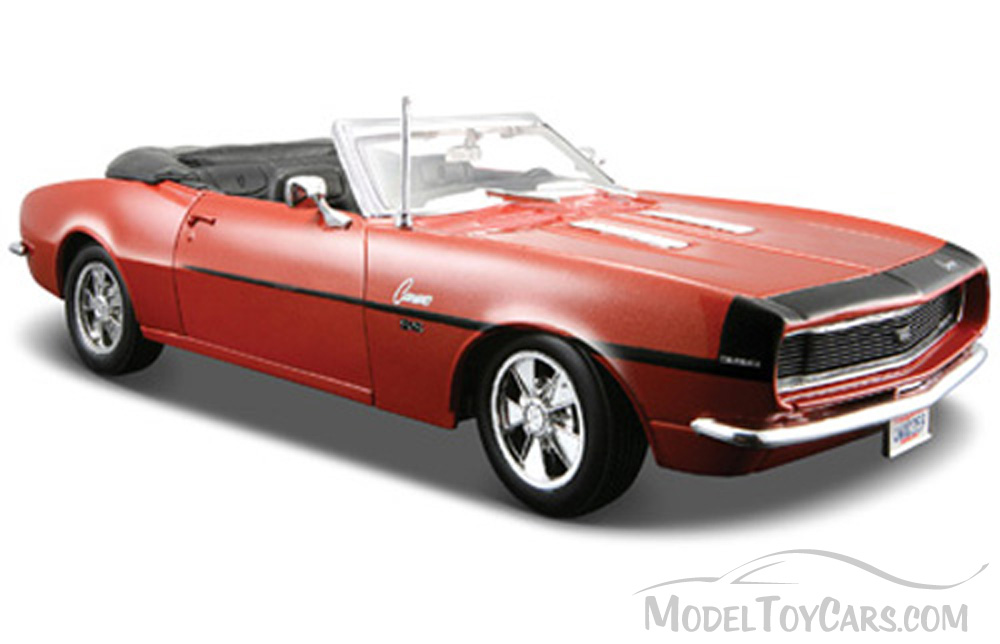 1968 Chevy Camaro Ss 396 Convertible Bronze Maisto 1 24 Scale Diecast Model Toy Car Walmart Com Walmart Com