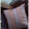 thumbnail image 4 of Amrita Sen Broadcloth Zippered Pillow With BlueRed Finish CAPL248BrCDSZP16x16, 4 of 5