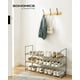 thumbnail image 2 of Zapatero SONGMICS, 3 niveles, metal, para guardar zapatos, 15 pares, gris, 2 of 8