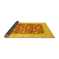 thumbnail image 2 of Ahgly Company Indoor Square Oriental Yellow Traditional Area Rugs, 4' Square, 2 of 4