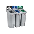 thumbnail image 2 of Estación De Reciclaje Slim Jim Rubbermaid 3 Categorías Rubbermaid 2007918, 2 of 2