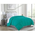 thumbnail image 2 of Goose Down Alternative Microfiber Quilted Solid Comforter - King/Ceramic Blue, 2 of 6
