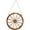 As shown, variant on LOLIPPYY Rustic Vintage Wooden Wagon Wheel Wall Decor, Farmhouse Carriage Wheel Decoration for Home and Garden