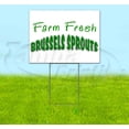 thumbnail image 1 of Farm Fresh Brussels Sprouts (18" x 24") Yard Sign, Includes Metal Step Stake, 1 of 6
