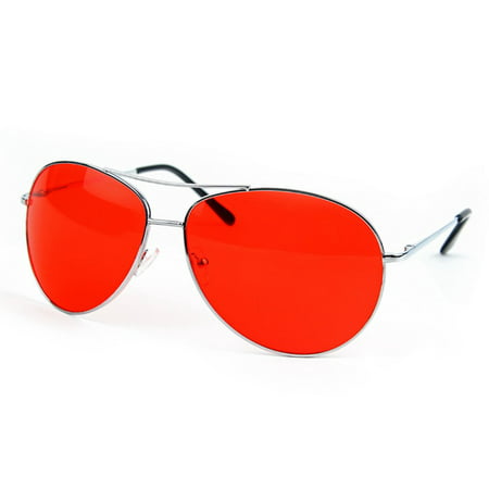 POP Fashionwear Metal Sunglasses Classic Aviation X-Large Size Spring Hinge P616