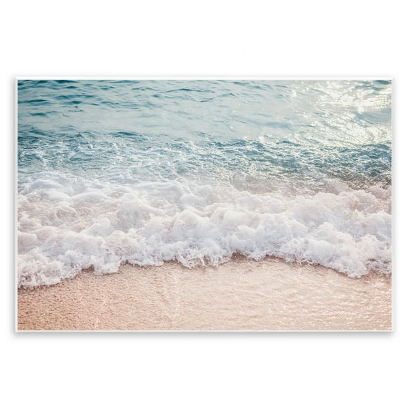 Stupell Industries Aerial Ocean Foam Landscape & Nature Photography Unframed Art Print Wall Art, 15 x 10