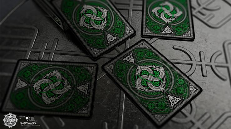 Valhalla Viking Emerald (Special) Playing Cards by Gamblers Warehouse