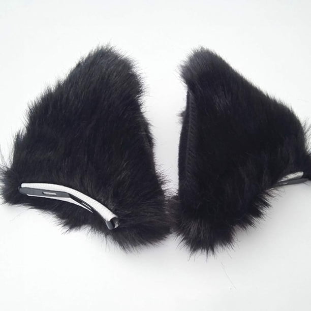 Oreille Chat Costume De Costumade De Chat 5 Pièces U2013 Serre-tête Oreilles De Chat Noir Avec