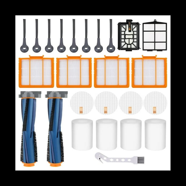 Para AV2501S AV2501AE RV2502AE RV2520AOUS AV2510AOUS Filtros de Cepillo de Rodillo Principal Espuma y Filtros Primarios Cepillos Laterales