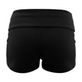 thumbnail image 6 of VNKIDY Womens Low Waisted Studded Biker Shorts With Fold Over Waistband Form Fitting Design Casual Slim Fit Shorts For Club Nights Parties Wear Casual Bottoms, 6 of 6