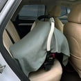thumbnail image 7 of LADYGYM 100% Muslin Cotton Car Seat Cover Baby,Carseat Canopy Cover,Universal Fit Stroller Covers for Boys and Girls (Roman Green), 7 of 7