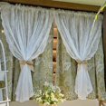 thumbnail image 1 of Double curtains with gauze French lace half curtain door curtain, 1 of 1