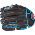 thumbnail image 5 of Rawlings | Guante de béisbol juvenil Sure Catch | Tamaño 11.5"" | Moca/Azul eléctrico | Lanzamiento con la mano derecha, 5 of 5