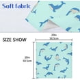 thumbnail image 7 of GZHJMY Dolphin Cloth Napkins Set of 1, Reusable Washable Polyester Dinner Napkins for Family, Restaurant, Wedding, Party Decor 20 x 20 Inch, 7 of 7