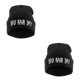 thumbnail image 2 of Guardurnaity Moda Nuevo Unisex Mujeres Hombres Invierno Bad Hair Day Snap Back Gorros Sombrero Knit Hip Hop Sport Warm Ski Cap Type1 NO1, 2 of 6