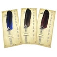 thumbnail image 5 of Retro Feather Dip Pen Set with 5 Pen Nibs Calligraphy Dip Pen for Beginner, 5 of 19