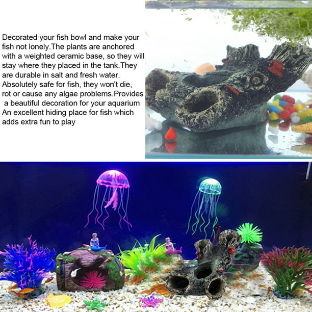 Resin Resin Aquarium Ornament Aquarium Ornament Dead Wood For Underwater Landscaping Fountain Fish Ornaments Decorated