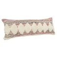 thumbnail image 6 of Ox Bay 14" x 36" Hand-Woven Multicolored/ Cream Diamond Organic Cotton Pillow Cover, 6 of 8