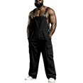 thumbnail image 3 of SJLDQY Men's Bib Overall Adjustable Straps Denim Overalls for Men Fall Winter Outdoor Casual Utility Workwear with Pockets, 3 of 5