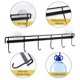 thumbnail image 5 of Colgadores para Utensilios con Soporte de Pared Montado en la Adhesivos Estante Cocina Dormitorio, 5 of 5