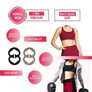 Nipplecovers Adhesive Breast Lift Petals - 2 Pair Reusable Nip Cover 2 Bra Clip