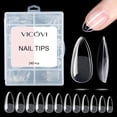 thumbnail image 1 of 240CS Semi-Frosted No-Scratch Almond Nail Pads (Boxed), 1 of 7