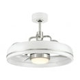 thumbnail image 6 of TYL24WPLN3 Craftmade Lighting Taylor - 18W 1 LED Fandelier-16.99 Inches Tall and 20 Inches Wide-White/Polished Nickel Finish, 6 of 19