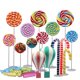 thumbnail image 2 of Adornos de árbol de Navidad comerciales, colgantes de piruleta, molde de juguete para dulces, decoraciones navideñas para exteriores, accesorio de piruleta grande, 2 of 4