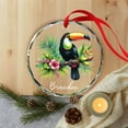 thumbnail image 3 of 2025 Toucan Bird Xmas Glass Ornament Gifts for Winter Holiday, Personalized Name Toucan Lovers Ornaments, Bird On A Branch Ornaments Decoration Christmas Tree, Customized Toucans Xmas Glass Ornament, 3 of 6