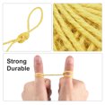 thumbnail image 4 of Unique Bargains 33 Feet 2mm Jute Twine, Jute Rope for Craft Projects Yellow 3 Pack, 4 of 6
