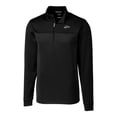 thumbnail image 2 of Men's Cutter & Buck  Black Rocket City Trash Pandas Big & Tall Traverse Stripe Stretch Quarter-Zip Top, 2 of 3