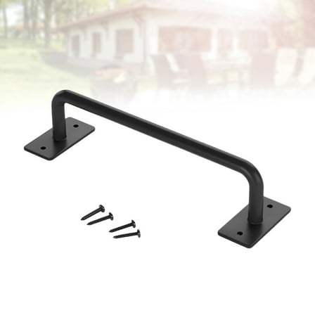 PBPBOX Farmhouse Door Handle Garage Door Handle Black 1Pcs