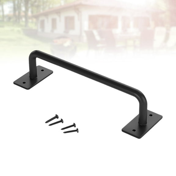 PBPBOX Farmhouse Door Handle Garage Door Handle Black 1Pcs