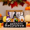 thumbnail image 1 of Decoración De Halloween 2023 Madera Mesa Fiesta Atmósfera Props Calabaza Fantasma Bruja Trick Or Treat, 1 of 4