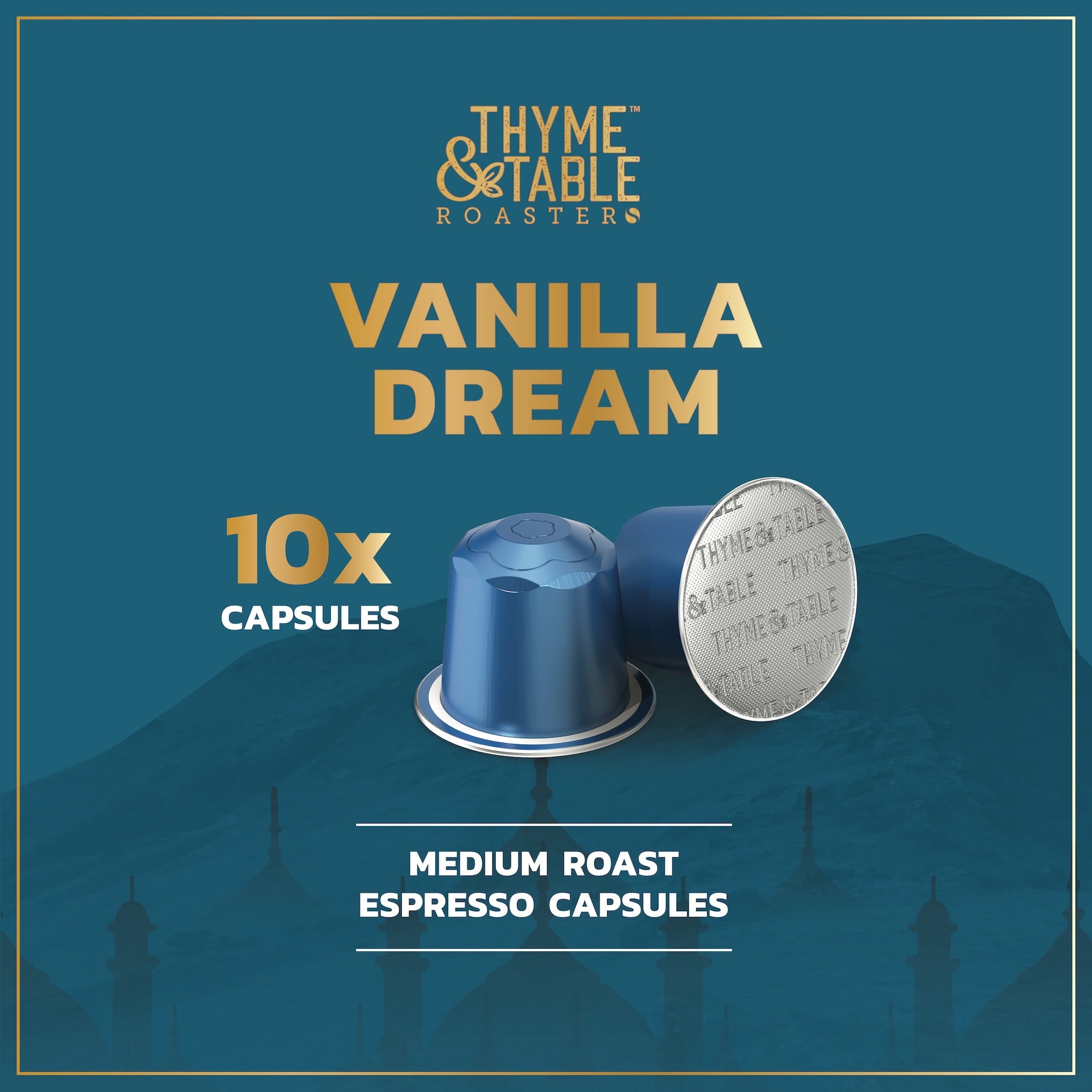 (3 pack) Thyme & Table Espresso Capsules, Medium Roast, Vanilla Dream