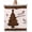 Brown, variant on Merry Christmas Sherpa Blanket Cute Gingerbread Man Orange Plush Blanket for Kids Boys Girls Vintage Christmas Fleece Throw Blanket Soft Fuzzy Blanket for Sofa Bed Couch 30"x40"