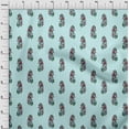 thumbnail image 3 of oneOone Organic Cotton Poplin Twill Fabric Leaves & Floral Block Fabric Prints By Yard 42 Inch Wide, 3 of 4