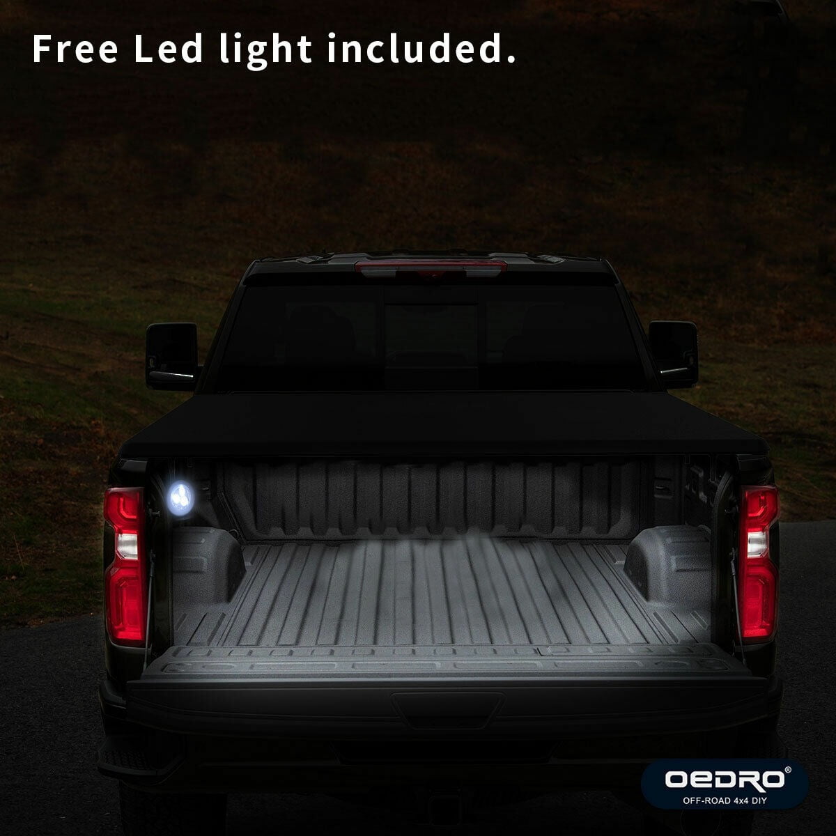 RVNI 6.6 ft Four Fold Tonneau Cover Soft Truck Bed Covers for 2009-2014 Ford F-150 F150 Styleside