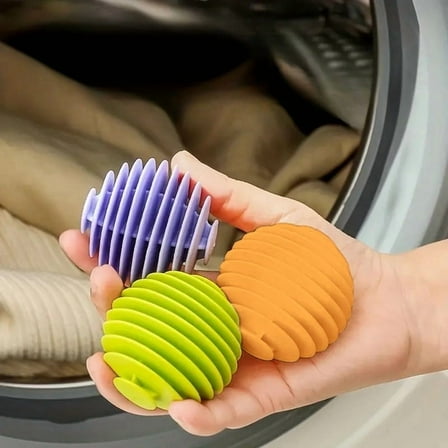 3Pcs Reusable Laundry Dryer Balls - Eco Friendly Fabric Softener Alternatives Soften and Fluff Laundry Wrinkle Release