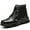 Four Seasons Black Canvas, variant on Woobling Women Men Work Shoes Slip Resistant Boots Steel Toe Safety Shoe Heavy Duty Protection Boot Unisex Puncture-proof Lace Up Four Seasons Black 6