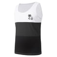 thumbnail image 3 of Hombres Casual Moda Patchwork Impresión Pullover Cuello Redondo Deportes Tanque, 3 of 3