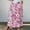 Pink Skirts for Women, variant on Clearance Sales Today Deals Iumwxz Pleated A-Line Beach Skirts with Pockets Concert Outfits for Women Floral Graphic Skirt Elastic Mid Waist Maxi Skirt for Ladies Delightful Party