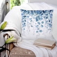 thumbnail image 3 of Teal Blue Eucalyptus Leaves 20x20 Pillow Covers Set of 2, Spring Farmhouse Botanical Throw Pillow Covers Decorative Couch Cushion Case, Microfiber Square Pillowcases for Bedroom Car Living Room, 3 of 7