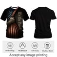 thumbnail image 3 of Rebaike We The People T-Shirt for Men Vintage Patriotic Tee USA flag Design Freedom & Heritage Graphic Shirt, 3 of 7