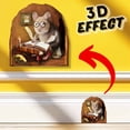 thumbnail image 2 of Micesterpiece Mouse Hole Wall Decal - 3D Vinyl Sticker for Kids’ Room Decor & Home Spaces, 2 of 9