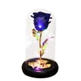 thumbnail image 3 of Romantic Simulation Rose Flower Glass Cover LED Home Decoration, 3 of 3