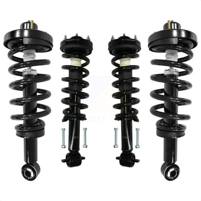 Transit Auto Front Rear Complete Shocks Strut and Coil Spring Mount Assemblies Kit for Car 2014-2017 Ford Expedition Lincoln Navigator Excludes L (Long Wheel Base) Models Air Suspension - K78A-100604