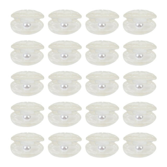 20 Pcs Épingles à Cheveux en Résine Perle Coquillage DIY Cordes à Cheveux Accessoires de Fabrication