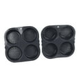 thumbnail image 1 of Hamburger Bun Pan, 4 Inch Burger Bun  Soft Easy To Clean Easy Release Multipurpose 4 Cup  For Homemade Buns, 1 of 8