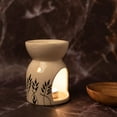 thumbnail image 5 of India Meets India Ceramic Pot Tealight Holder [White], Decorative Tealight Holder for Home Décor/Office, Best Used for Meditation/Yoga, Tealight Holder w/ Set of 4 Tealights, 5 x 3 in, 5 of 5